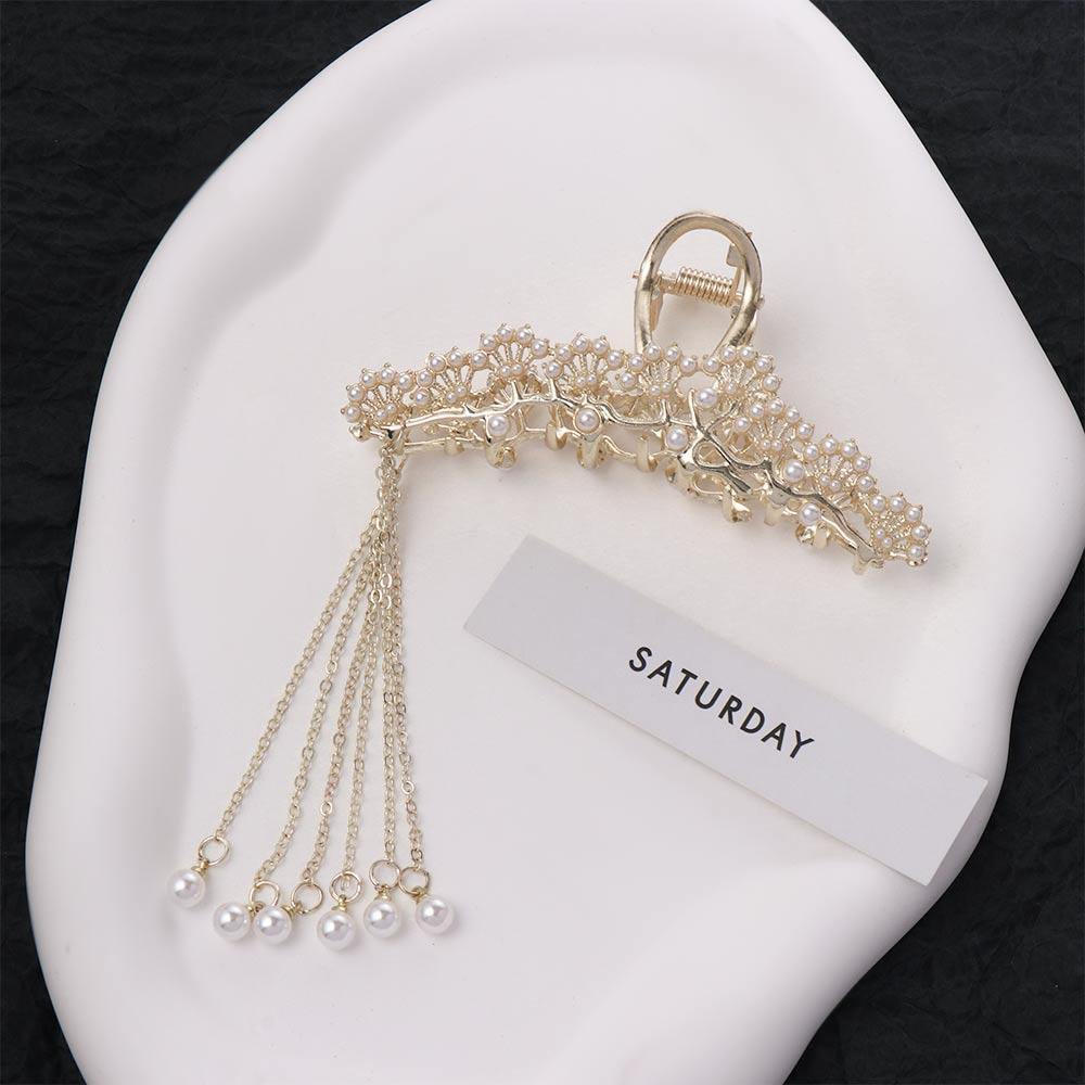 Kẹp Tóc Hình Cá Mập Rỗng Sáng Tạo Phong Cách Cổ Điển Cho Nữ