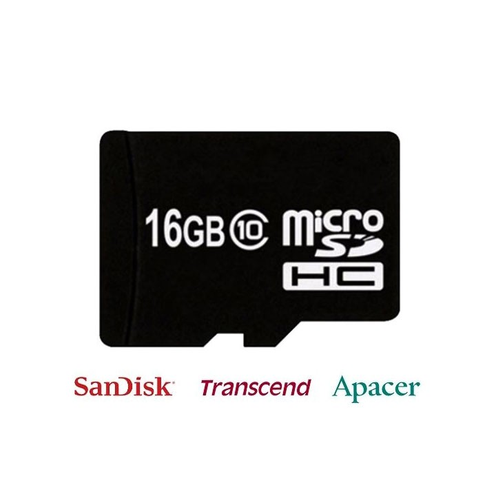 Thẻ Nhớ MicroSD Class 10 Tốc Độ Cao (Đen) 16GB