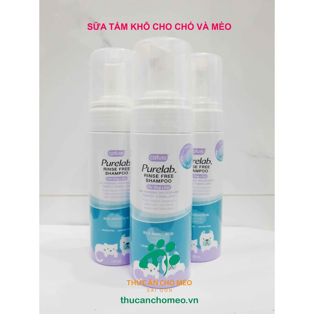 [SIÊU HOT] Sữa Tắm Khô Cho Thú Cưng