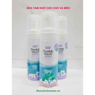 Sữa tắm khô cho thú cưng