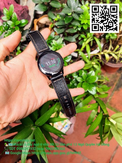 Dây Da Hybrid 20MM- 22MM Cho Smartwatch - Chốt Thông Minh