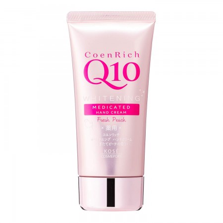 Kem dưỡng tay Kose Q10 dưỡng ẩm làm trắng da 80g (hương đào) - chuyên sỉ hàng nội địa Nhật