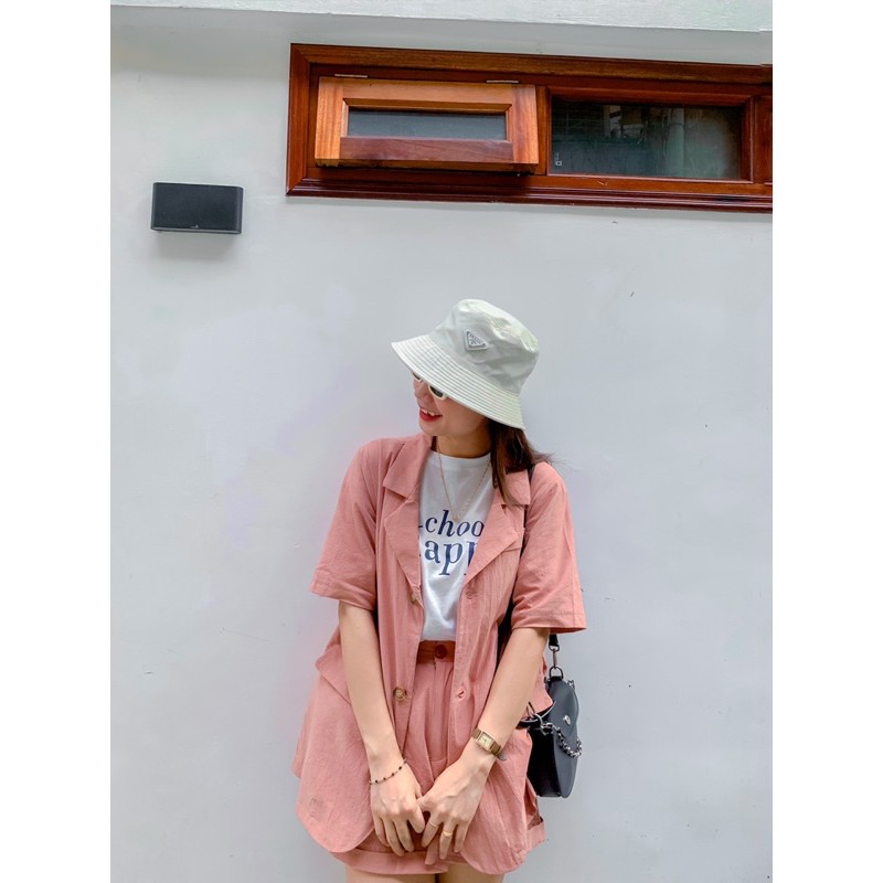 [Sẵn-Ảnh Thật] Set blazer 2 màu pastel siêu đẹp