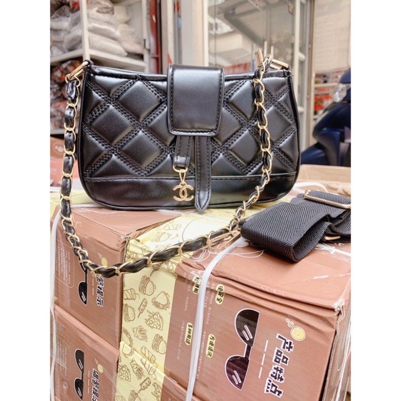 Túi Đeo Chéo , Đeo Vai Thời Trang❤HOT❤ Họa Tiết Lưới Kim Cương TX044