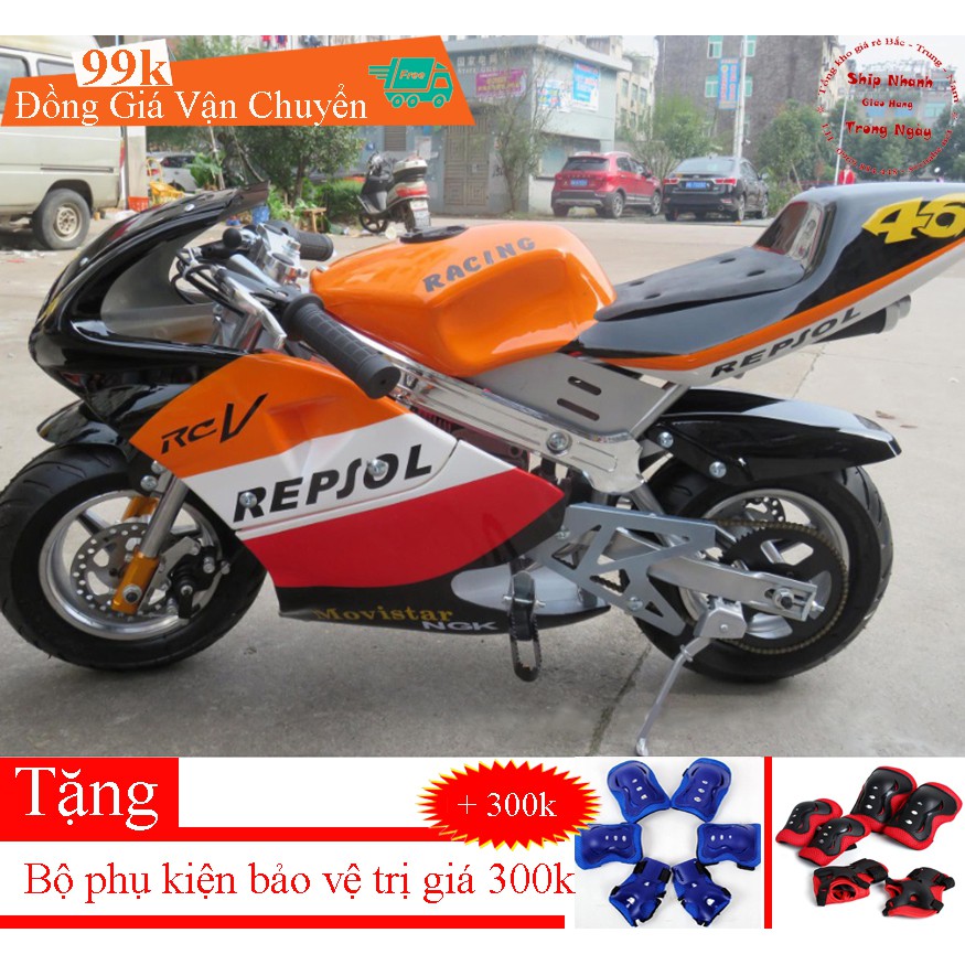 Mô Tô Mini Tam Mao | Moto 39cc | Động cơ 2 thì | Nhiêu liệu Xăng pha nhớt