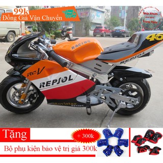 Mô Tô Mini Tam Mao 50cc Moto mini động cơ 49cc Động cơ 2 thì - Nhiêu liệu Xăng pha nhớt