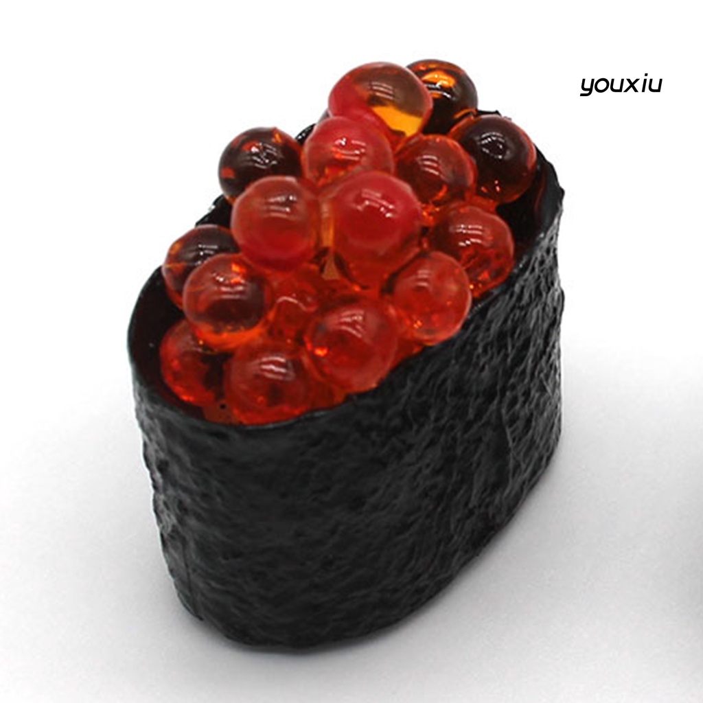 Mô hình đồ chơi trang trí tủ lạnh hình sushi hoạt hình
