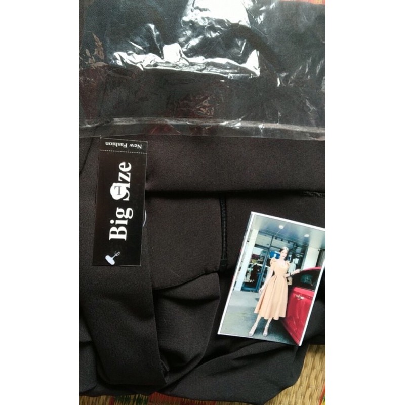 ĐẦM CÔNG CHÚA BIGSIZE 55-90kg (có size L-XL-XXL) màu đen-trắng-nude-đỏ-vàng | BigBuy360 - bigbuy360.vn