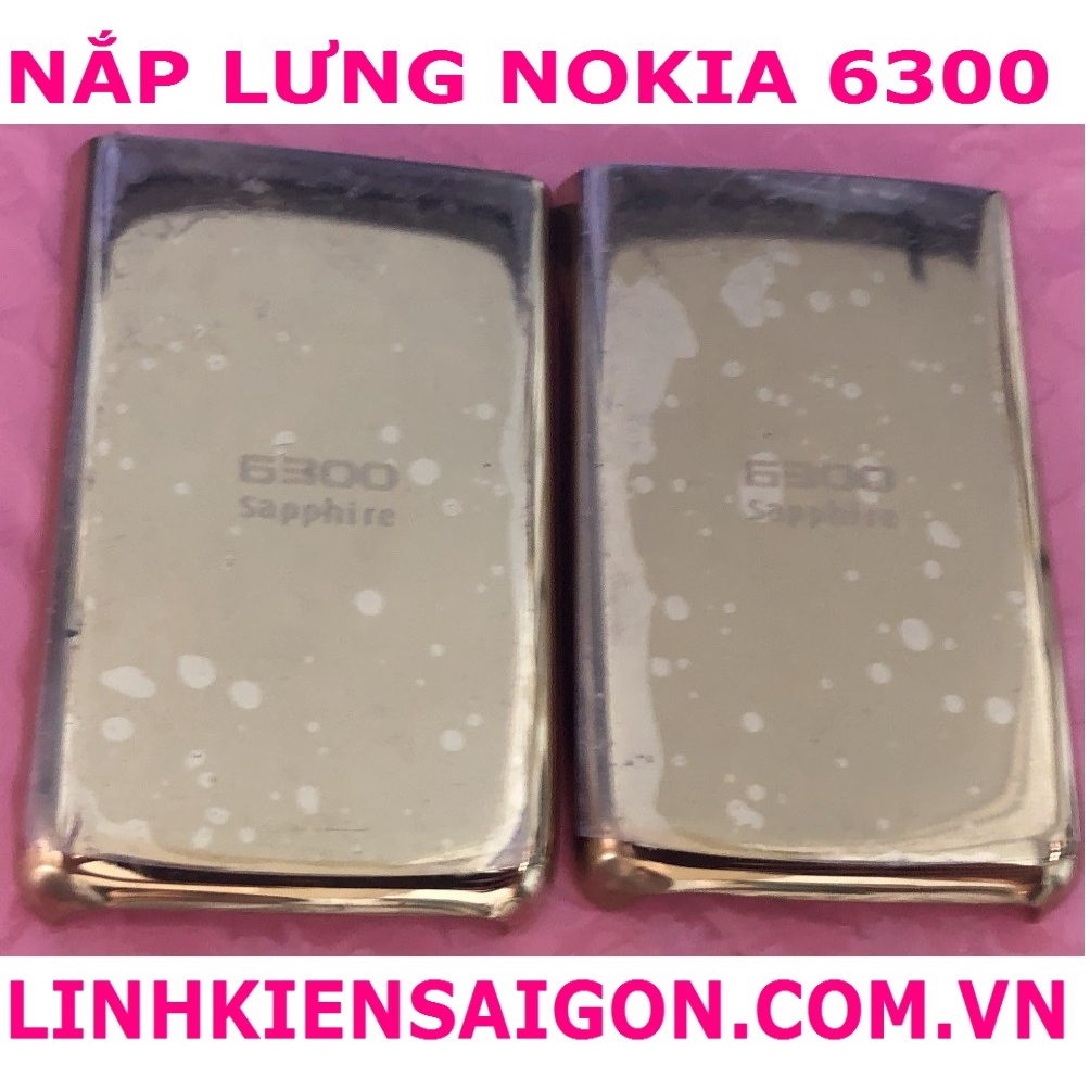 NẮP LƯNG NOKIA 6300 MÀU VÀNG