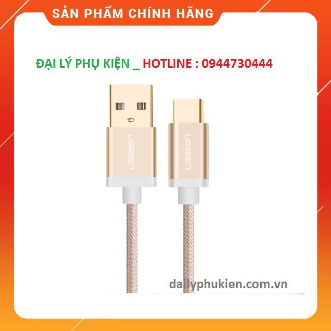 Cáp USB-C to USB 2.0 dài 0,5m màu Gold Ugreen 20859 dailyphukien
