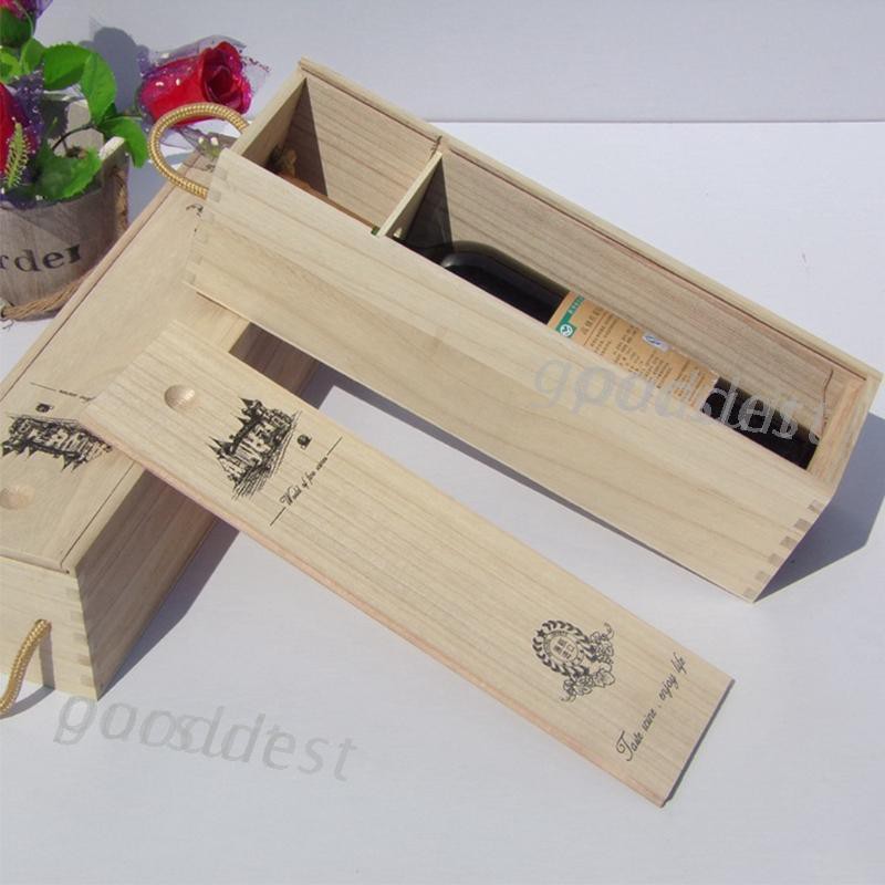 Hộp Đựng Rượu Bằng Gỗ Thông Chất Lượng Cao