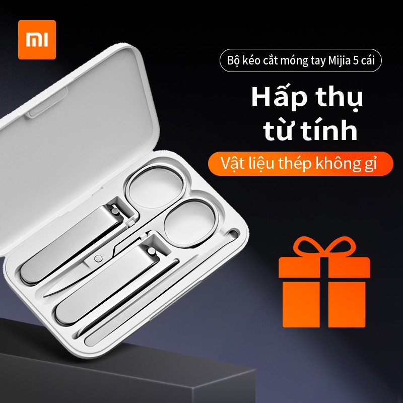 Bộ bấm móng tay Xiaomi Mijia 2020 MJZJD002QW 5 Món - Kìm bấm móng Xiaomi Mijia MJZJD001QW Inox siêu sắc siêu bền