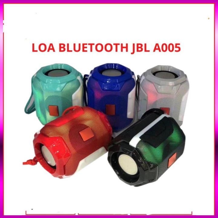 Loa Bluetooth Mini Nghe Nhạc Hay A005 Có Đèn LED Nhấp Nháy Theo Nhạc Công Suất 5W Ấm Bass Mạnh