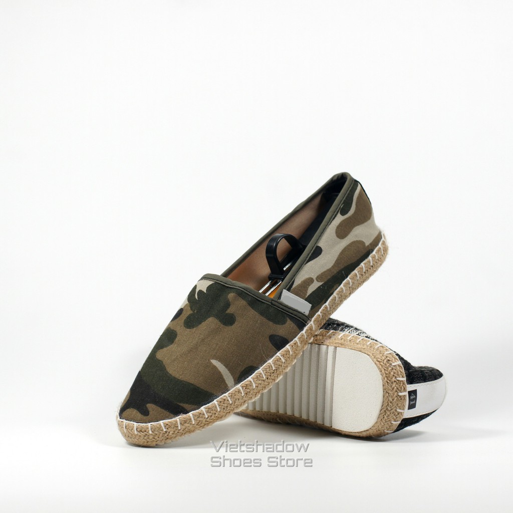 Slip on | giày lười vải nam đế bo đay, vải rằn ri - Mã SP: 605 | BigBuy360 - bigbuy360.vn