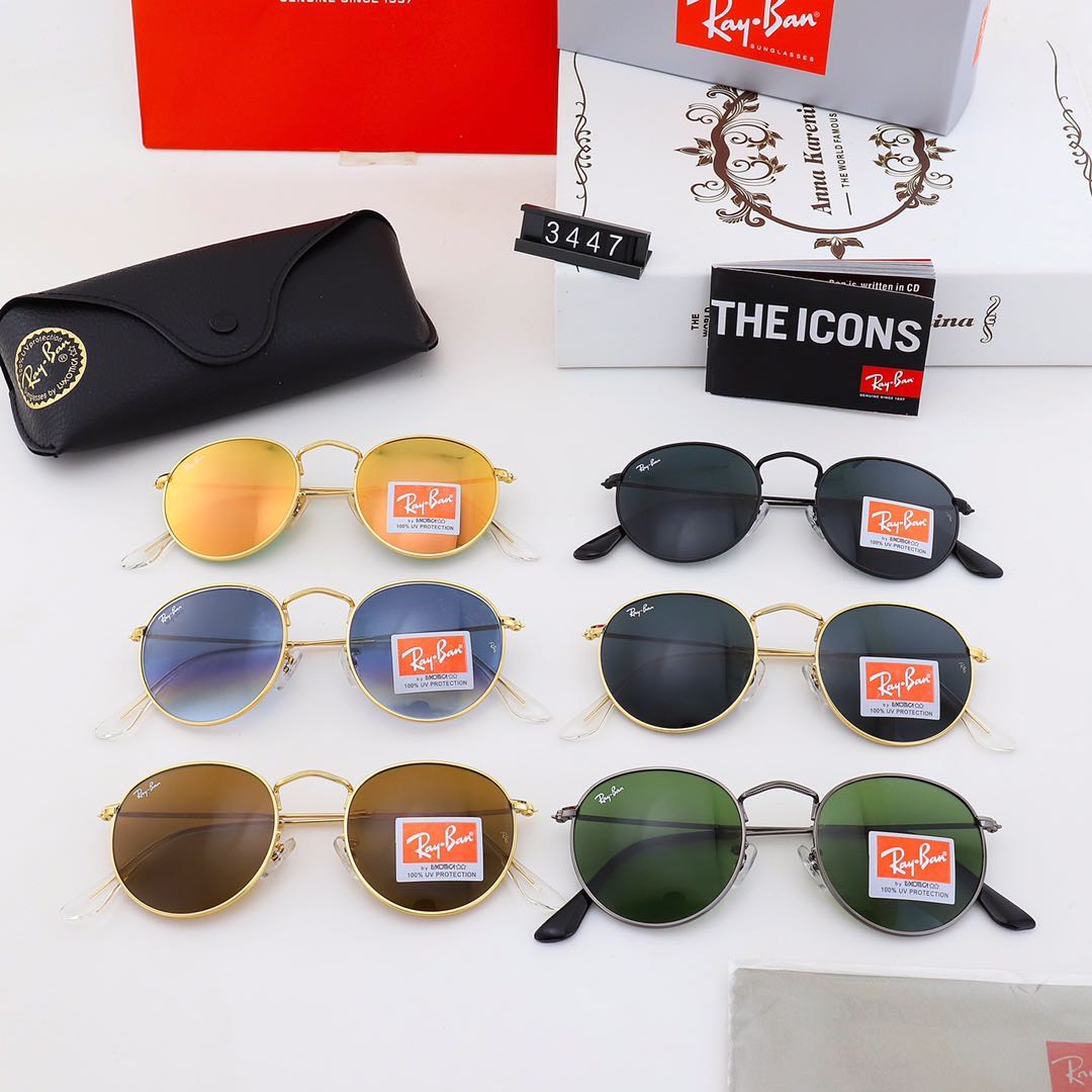 Wayfarer Ray-Ban_ chính hãng Kính râm 2021 Thời trang Hàn Quốc mới Kính râm nam nữ một mảnh Cặp đôi hợp thời trang Du lịch ngoài trời Kính râm lái xes