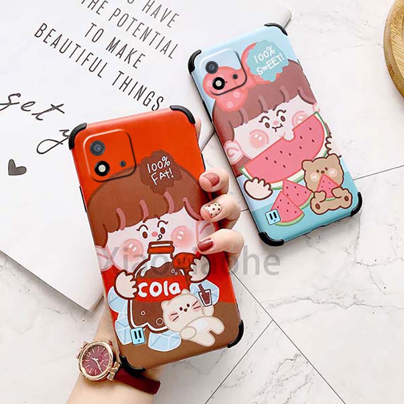 Ốp Điện Thoại Họa Tiết Hoạt Hình Dễ Thương Chống Sốc / Rơi Cho Realme C11 2021 Realme C11 2021
