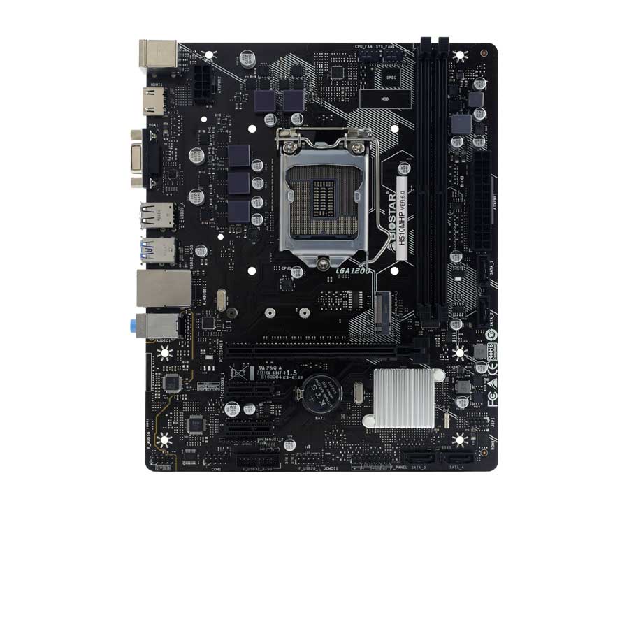 Mainboard Biostar H510MHP  Intel H510 Chipset, 2*DDR4, NVMe Gen3x4 M.2, LAN 1Gbe, VGA, HDMI