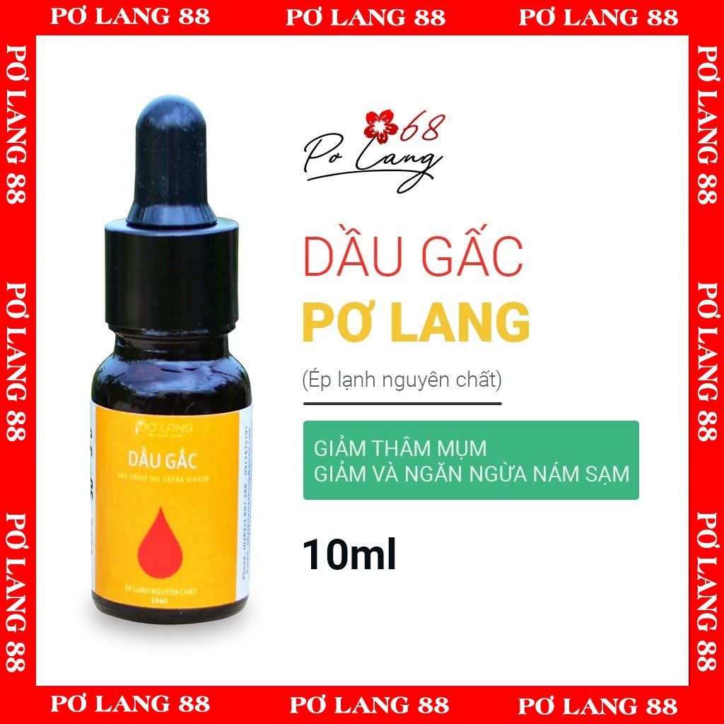 [Mã BMBAU50 giảm 50K đơn 150K] Tinh Dầu Gấc Pơ Lang Giảm Thâm Mụn Và Ngăn Ngừa Nám Sạm- 10,30 ml | BigBuy360 - bigbuy360.vn