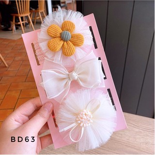 Set 3 băng đô dễ thương cho bé gái