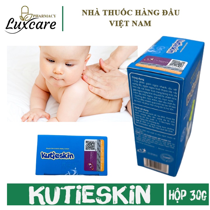 Kutieskin (Hộp 30g) - Hỗ Trợ Giảm Khô Da Cho Bé - Luxcare