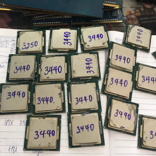 Cpu G3440 socket 1150 dùng cho Main H81,B85...