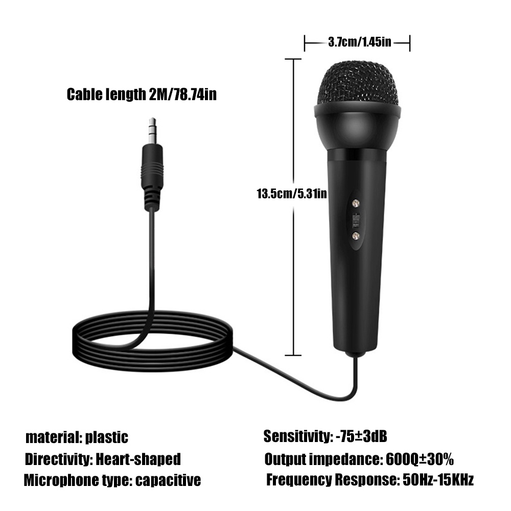 Micro Thu Âm Mini Có Dây Cho Điện Thoại PC