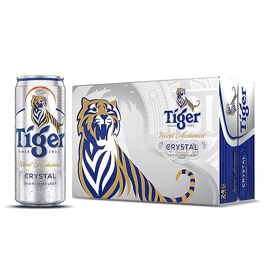 Combo 3 Thùng 24 lon bia Tiger Crystal 330ml/lon