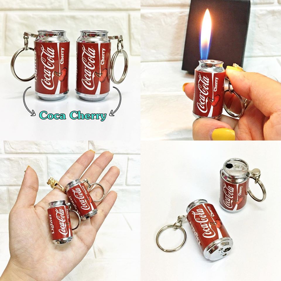 Hộp 𝙌𝙪𝙚̣𝙩-𝘽𝙖̣̂𝙩-𝙇𝙪̛̉𝙖 ĐỘC LẠ móc khóa mẫu hình lon nước nhiều mẫu