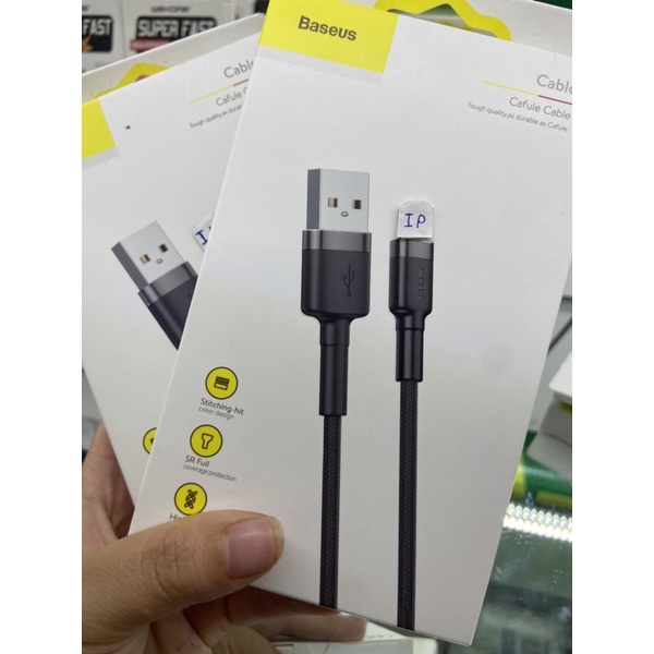 Dây sạc i.phone dài 3m, hàng Baseus chính hãng giá tốt