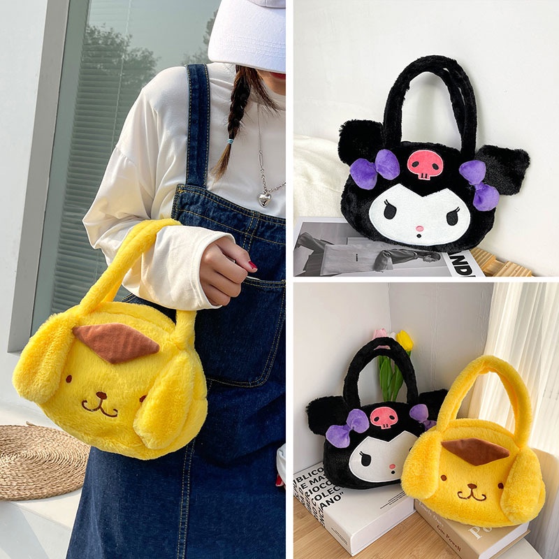Túi Xách Hình Chú Chó Nhồi Bông Dễ Thương Cho Nữ