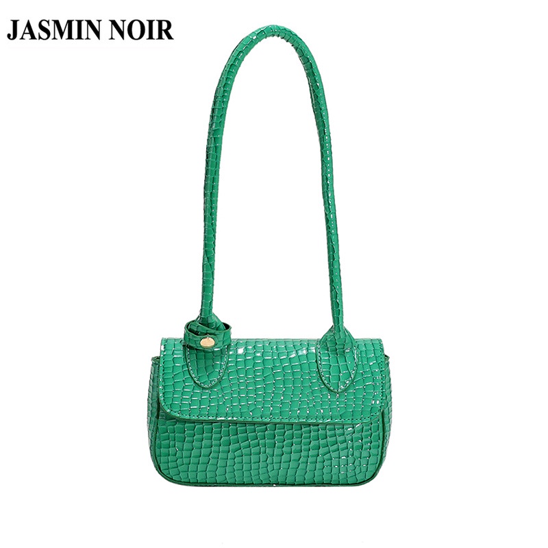 Túi Xách JASMIN NOIR nữ họa tiết da cá sấu thời trang