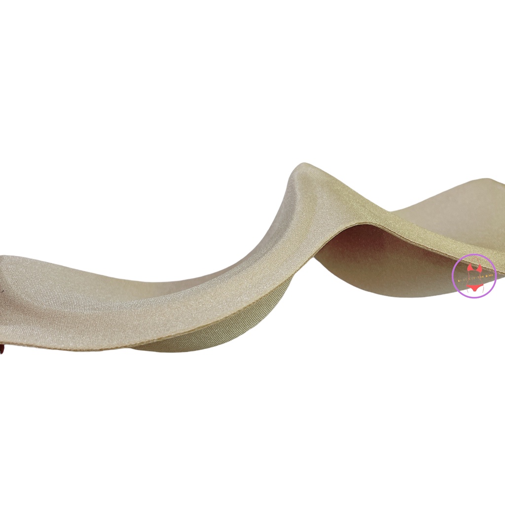 Áo ngực su đúc cúp ngang, dây lưng trong suốt mang váy đầm trễ vai MS218