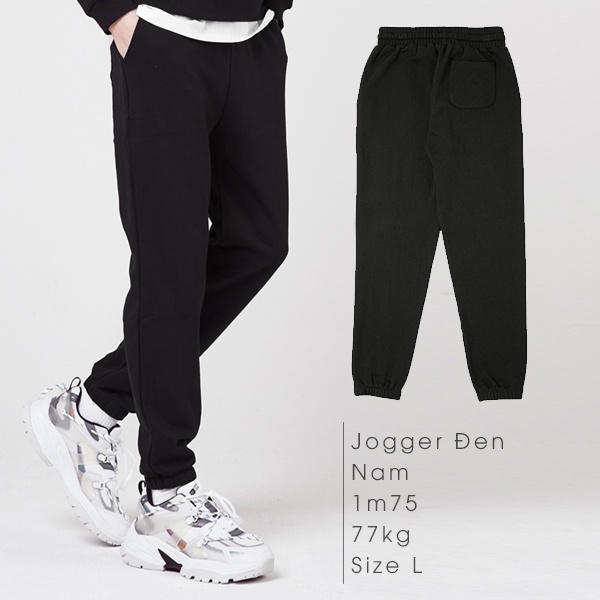 Quần Jogger Thun Nam Unisex Bo Chun Form Hàn Quốc Thể Dục Thể Thao vải da cá dầy dặn Chính Hãng MVR&amp;AKI