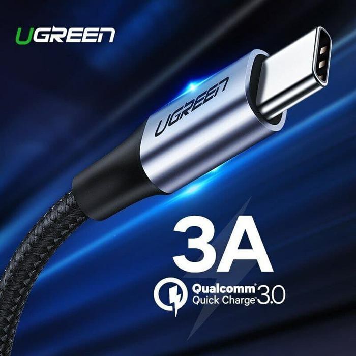 Ugreen Dây Cáp Sạc Truyền Dữ Liệu Nhanh Dài 3m Cổng Usb Type C