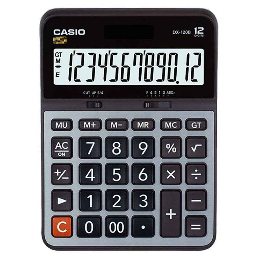 Máy tính Casio DX-120B chính hãng dùng cho cửa hàng, kế toán, văn phòng