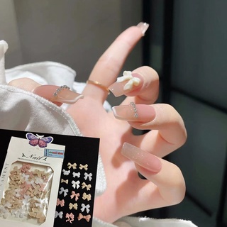 Túi charm nơ trang trí móng làm nail mi