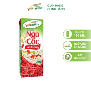 Thùng 40 Hộp Sữa Ngũ Cốc Ăn Kiêng VIỆT NGŨ CỐC Uống Liền Thích Hợp Cho