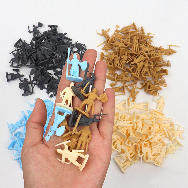 Bộ Đồ Chơi Mô Hình Người Lính Cổ Đại Bằng Nhựa 1:72