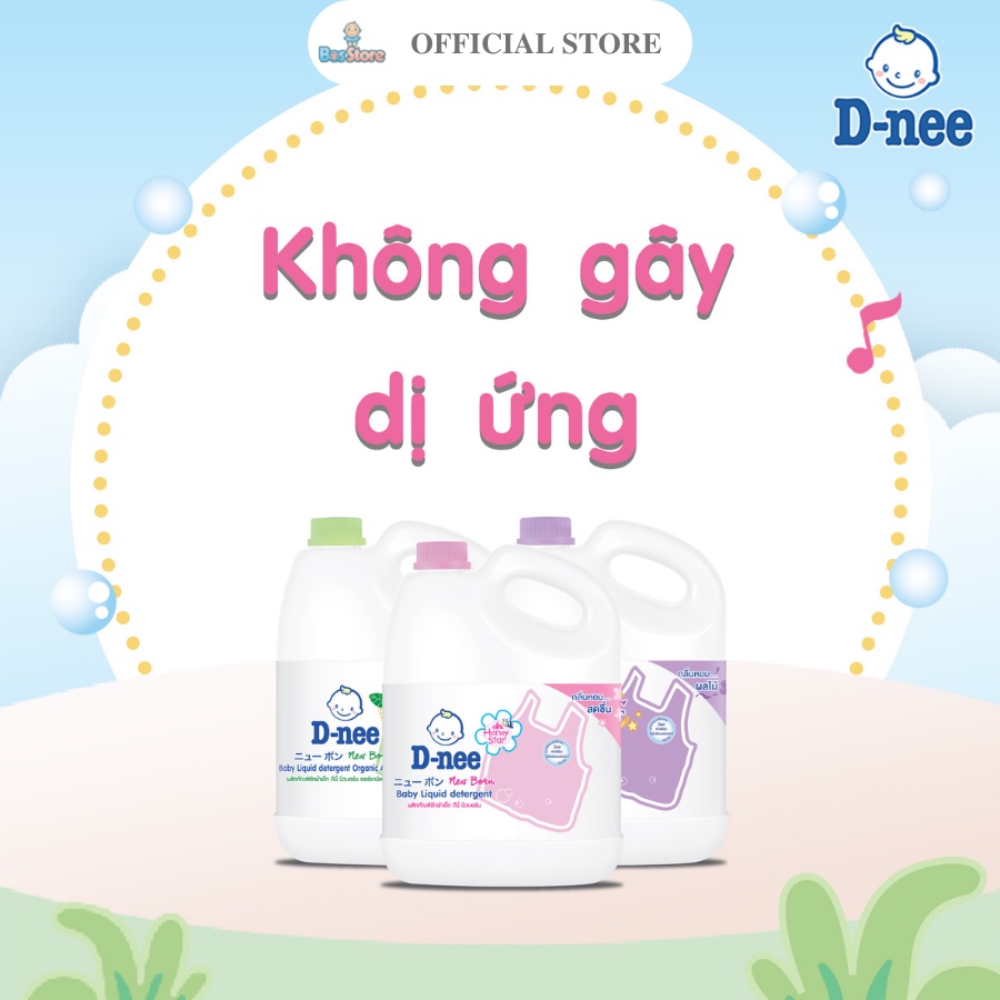 Nước giặt Dnee Thái Lan 3000ml chính hãng Công ty Đại Thịnh