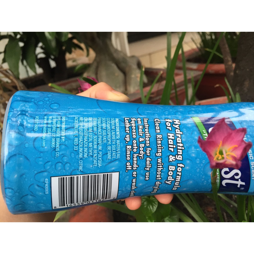 Sữa tắm gội COAST Mỹ 532 ml - dành cho Nam