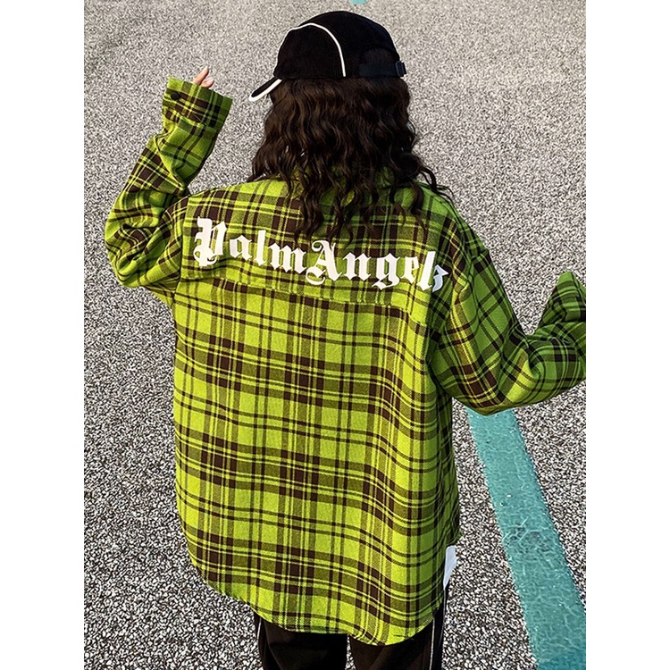 Áo Sơ Mi Cổ Bẻ Form Rộng Họa Tiết Sọc Theo Phong Cách Retro Dễ Phối Đồ