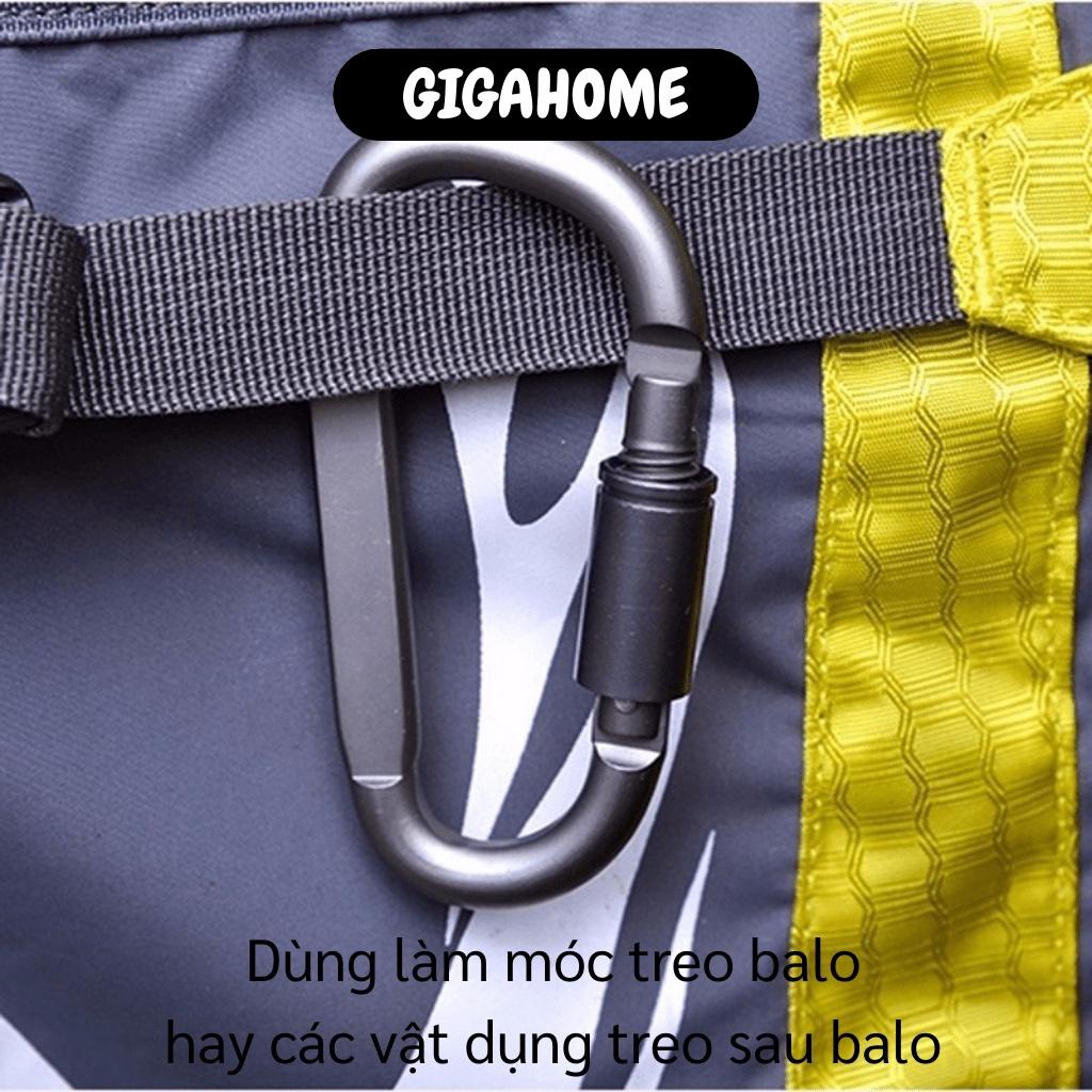 Móc Khoá Xe Đa Năng Carabiner GILA HOME Hợp Kim Nhôm Chắc Chắn Siêu Bền Kích Thước 8.1 x 4.1cm