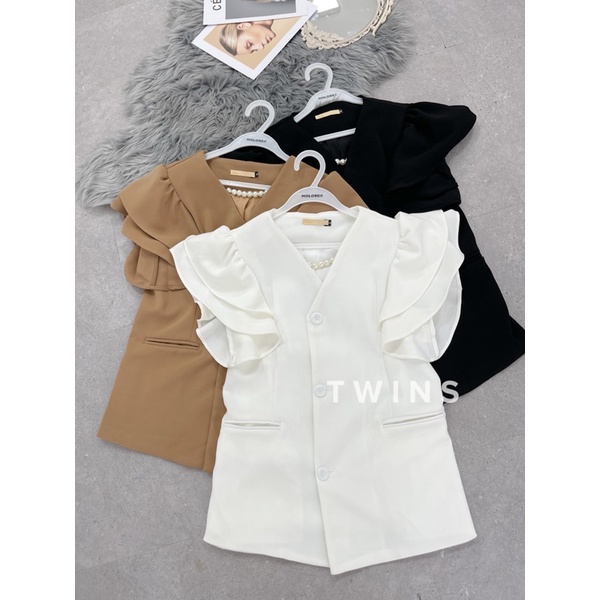 Celinna dress (áo váy dáng vest 2 lớp cao cấp tặng kèm vòng cổ trai)