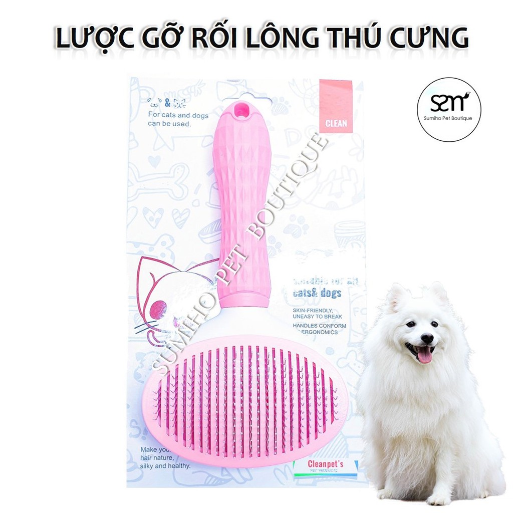 Lược chải và gỡ rối lông cho chó mèo - Lược chải bông lông