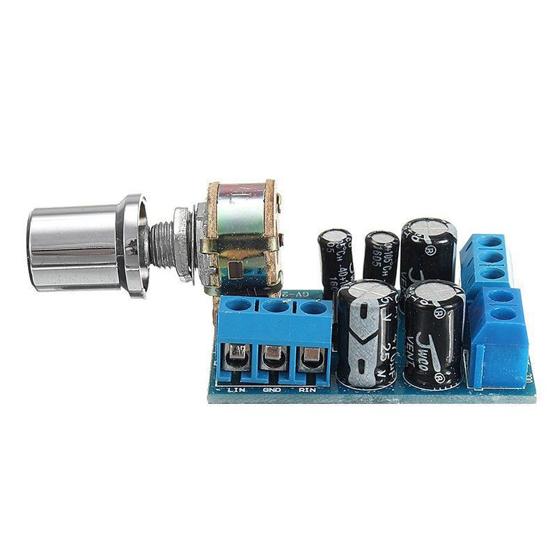 Bo Mạch Khuếch Đại Âm Thanh Tda2822 Tda2822M Mini 2.0 Kênh 2x1w Dc 5v 12v Cho Xe Hơi