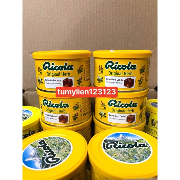 Kẹo ngậm ho Ricola Original Herb 100gr