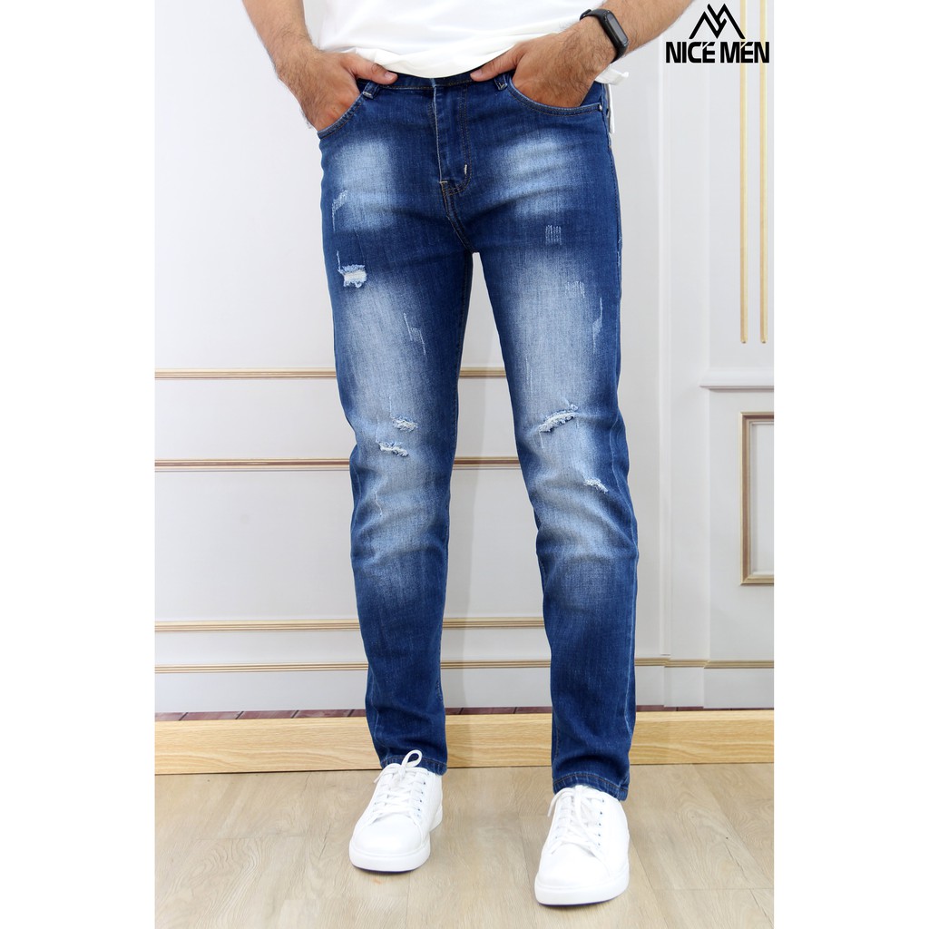 Quần Jeans Nam Rách NMJ2114 Nice Men ❤️️ FREESHIP ❤️️ ✔️ CAM KẾT ẢNH SHOP TỰ CHỤP✔️ HỖ TRỢ MIỄN PHÍ ĐỔI - TRẢ SẢN PHẨM.