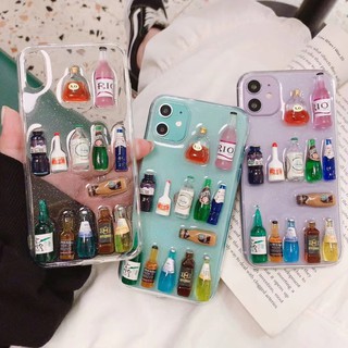 Ốp Điện Thoại Hình Chai Rượu Sáng Tạo Cho Iphone 11 Pro Max Xs