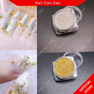 Bi úc nail trang trí móng vàng bạc