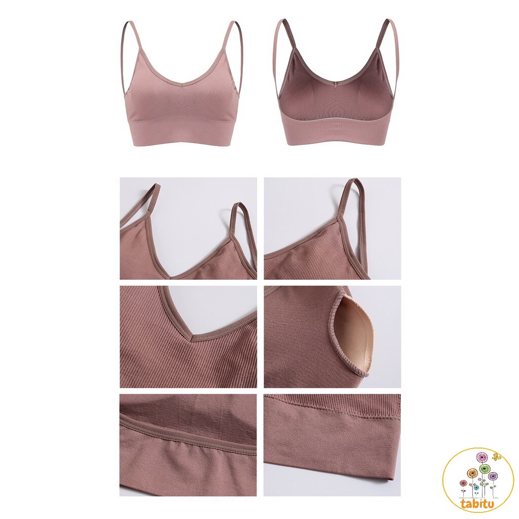 Áo Bra Thun Gân Hở Lưng, Khoét Lưng Chữ U Siêu Mát (Hàng Đẹp 100%) B02 | BigBuy360 - bigbuy360.vn